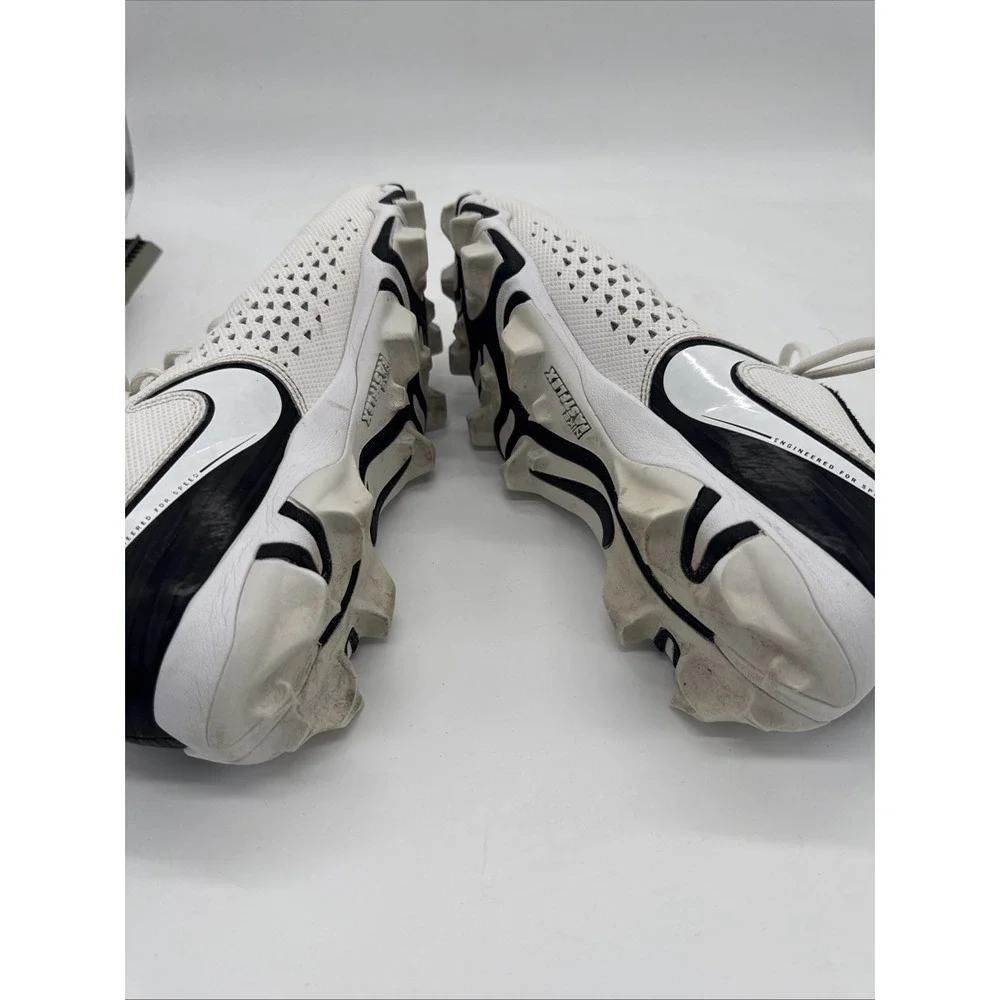 Nike Vapor Edge Shark Black White Football Cleats CD0074-100 Men's Size 11